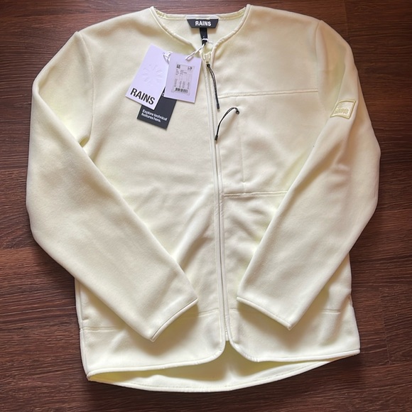 Rains Unisex Fleece Jacket Size Small - Picture 2 of 6
